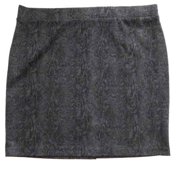 Nicole Miller XXL pull on gray boxy skirt - Picture 1 of 6